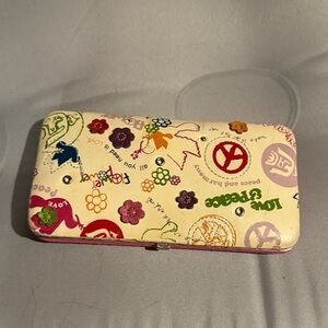 Colorful Peace and Love Wallet